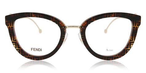 fendi ff m0018 s 086 52 70 dark havana|Fendi™ FF 0417 008600 49 Dark Havana Eyeglasses .